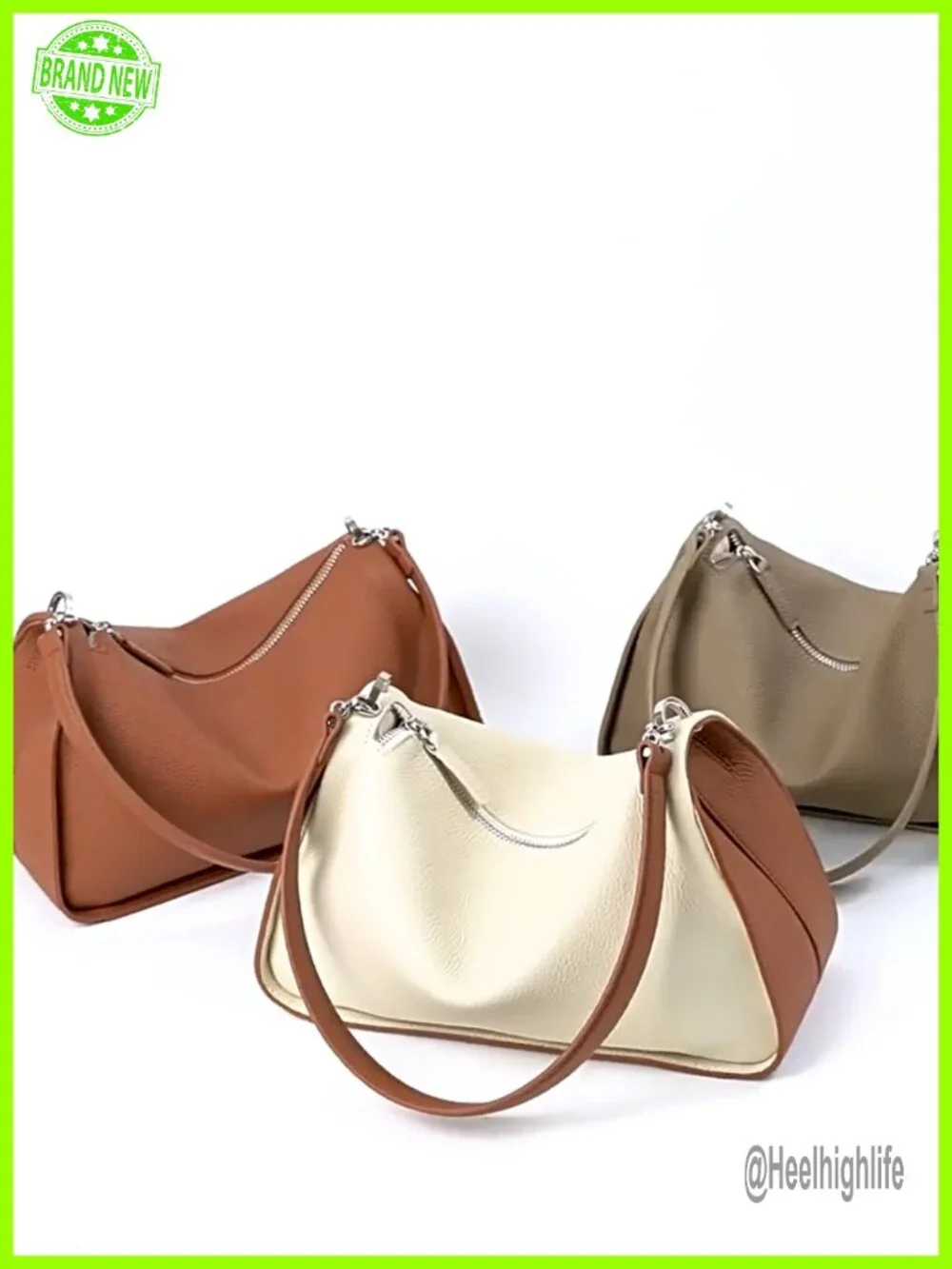 Genuine Leather Hobo Bag Crossbody Shoulder Bag Purse